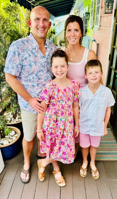 Whit and Taylor Wesenberg with their two children